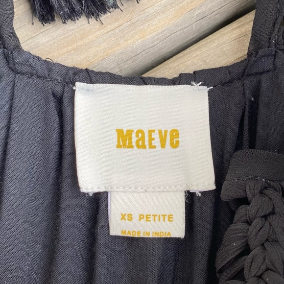 Maeve Anthropologie - Abilene Maxi Dress, Crochet & Tassel Details - Picture 5 of 16